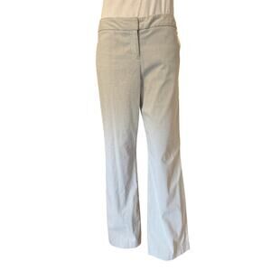 Alfani Gray & White Pinstripe Pants, Women's Size 10P
